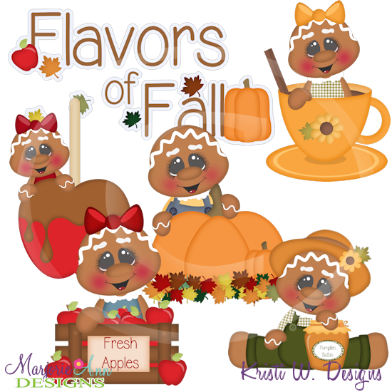 Flavors Of Fall SVG Cutting Files Includes Clipart - Click Image to Close